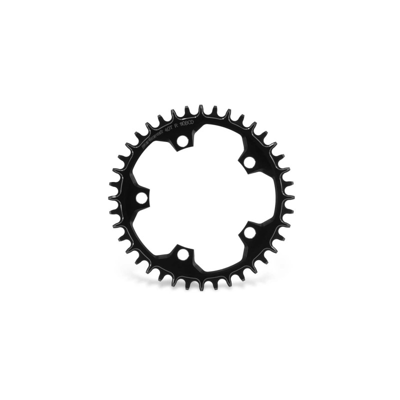 PLATO GARBARUK REDONDO 110 BCD (5-BOLT) (38T, BLACK)