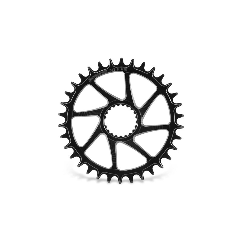 PLATO GARBARUK REDONDO DIRECT MOUNT SHIMANO M7100/M8100 (34T, BLACK)