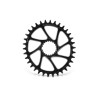 PLATO GARBARUK OVALADO DIRECT MOUNT SHIMANO M7100/M8100 (34T, BLACK)