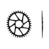 PLATO GARBARUK OVALADO DIRECT MOUNT SRAM GXP/DUB MTB (BOOST) (34T, BLACK)