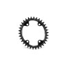 PLATO GARBARUK OVALADO 96 BCD (SHIMANO M6000/M7000/M8000) (34T, OFFSET 0.5MM, BLACK)