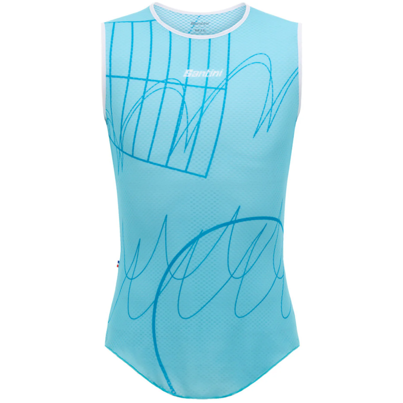 Camiseta interior Santini sin mangas Print