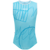 Camiseta interior Santini sin mangas Print
